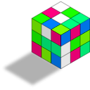 download Rubiks Cube clipart image with 90 hue color