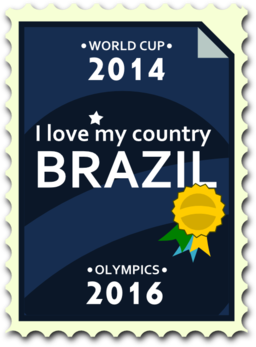 Brazil 2014 2016 Postage Stamp