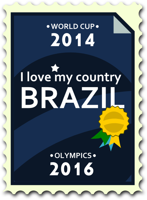 Brazil 2014 2016 Postage Stamp