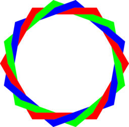 Rgb Octodecagram