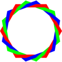 Rgb Octodecagram