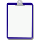 download Clipboard 01 clipart image with 225 hue color