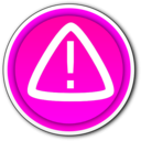 download Warning Button Boton Advertencia clipart image with 270 hue color