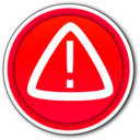download Warning Button Boton Advertencia clipart image with 315 hue color