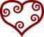 Valentine Red Maori Heart