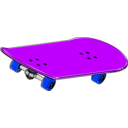 download Skateboard clipart image with 225 hue color