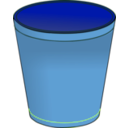 download Bin clipart image with 135 hue color
