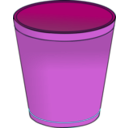 download Bin clipart image with 225 hue color