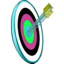 download Arrows And Target clipart image with 135 hue color