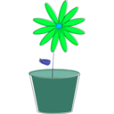 download Flower clipart image with 135 hue color