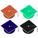 download Graduation clipart image with 135 hue color