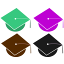 download Graduation clipart image with 270 hue color