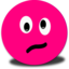 Drunk Daisy Smiley Pink Emoticon