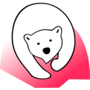 download Polar Bear clipart image with 135 hue color