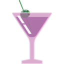 download Martini With Olive clipart image with 90 hue color