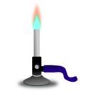 download Bunsen Burner clipart image with 135 hue color