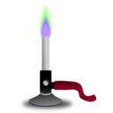 download Bunsen Burner clipart image with 225 hue color