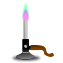 download Bunsen Burner clipart image with 270 hue color