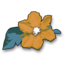 download Flower1 clipart image with 90 hue color