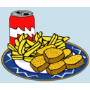 download Fast Food Menu Sample Usage clipart image with 0 hue color