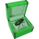 download Beetle In A Box clipart image with 90 hue color