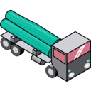 download Iso Truck 1 clipart image with 135 hue color