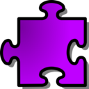 download Blue Jigsaw Piece 12 clipart image with 45 hue color
