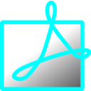 download Acroread clipart image with 180 hue color
