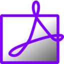 download Acroread clipart image with 270 hue color