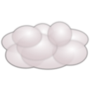 download Cloud clipart image with 90 hue color