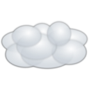 download Cloud clipart image with 315 hue color