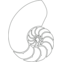 download Nautilus Shell clipart image with 135 hue color