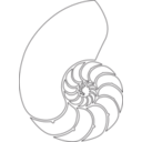 download Nautilus Shell clipart image with 315 hue color