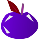 download Apple clipart image with 270 hue color