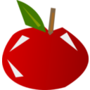 download Apple clipart image with 0 hue color