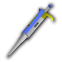 download Micro Pipette clipart image with 180 hue color