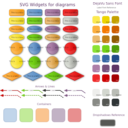 download Svg Widgets For Diagrams clipart image with 0 hue color