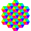 download Triangle Tessellation 6 Color clipart image with 135 hue color
