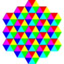 Triangle Tessellation 6 Color