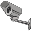 download Surveillance Camera clipart image with 180 hue color
