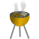 download Barbecue clipart image with 45 hue color