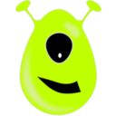 download Alien Egg clipart image with 315 hue color