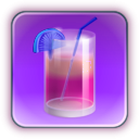 download Cocktail clipart image with 180 hue color