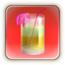 download Cocktail clipart image with 270 hue color
