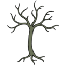 download Barren Tree clipart image with 45 hue color