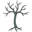download Barren Tree clipart image with 135 hue color