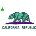 download Flag Of California Bear Star Plot Title clipart image with 135 hue color