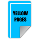 download Yellow Pages clipart image with 135 hue color