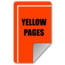 download Yellow Pages clipart image with 315 hue color