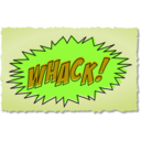 download Whack Comic Book Sound Effect clipart image with 45 hue color